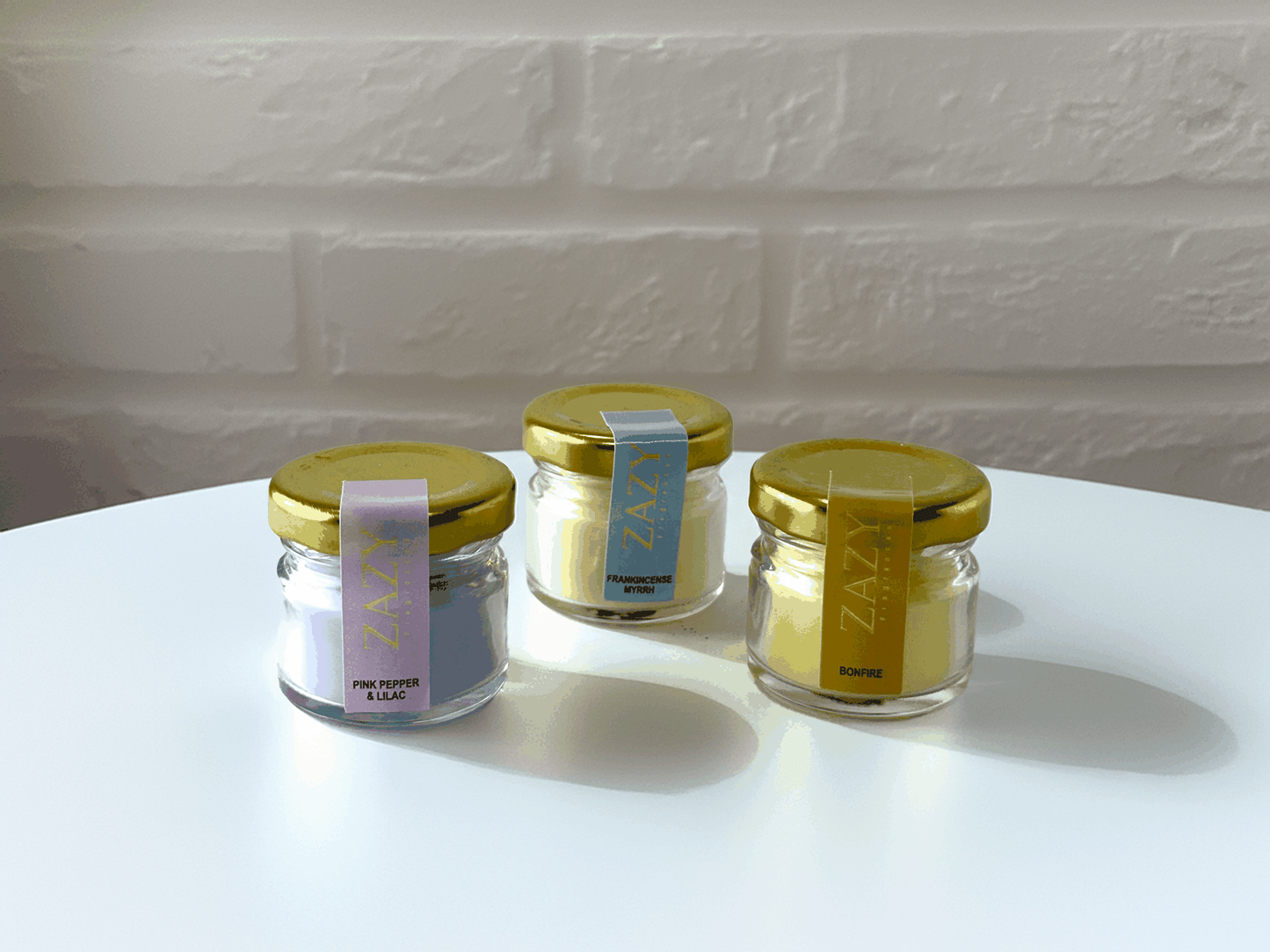 ZAZY CANDLE TRIO SET