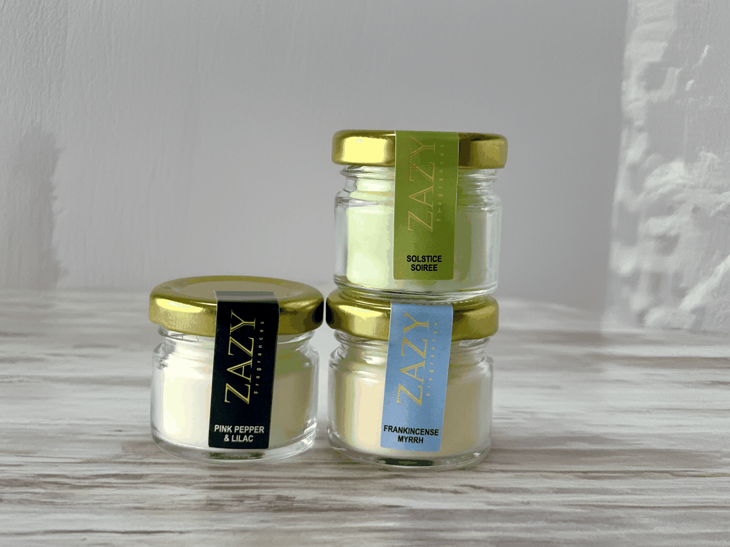 ZAZY CANDLE TRIO SET